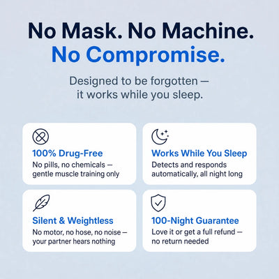 SleepEase Pro — Eliminates Snoring & Sleep Apnea