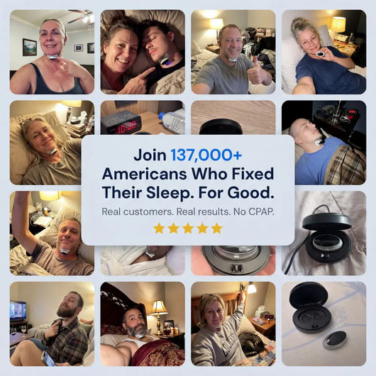 SleepEase Pro customer photo collage